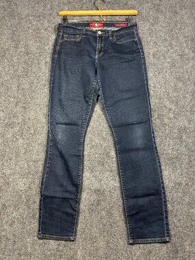 Lucky Brand Jeans Womens 8 Sofia Skinny Cotton Stretch Pockets Logo